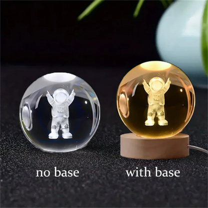 3D Crystal Ball Planet Night Light