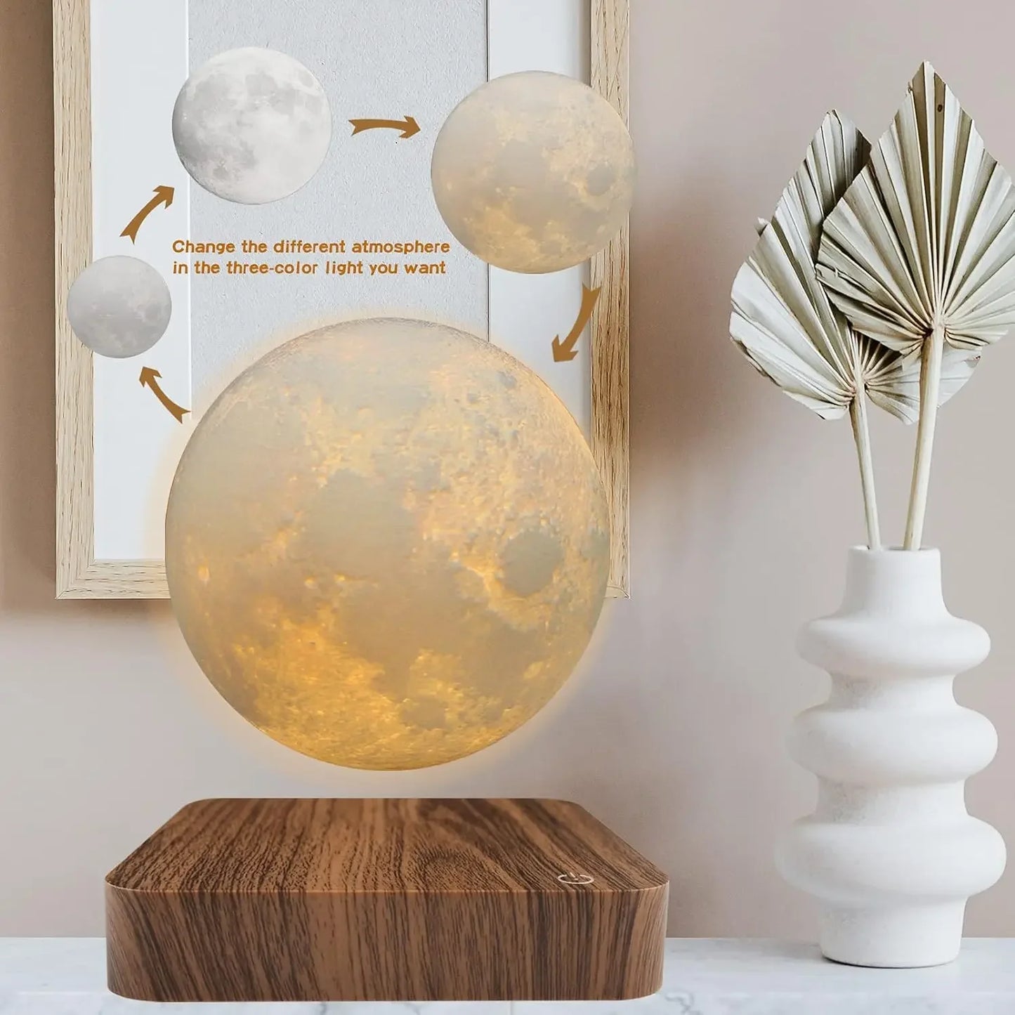 Magnetic Floating Moon Night Light