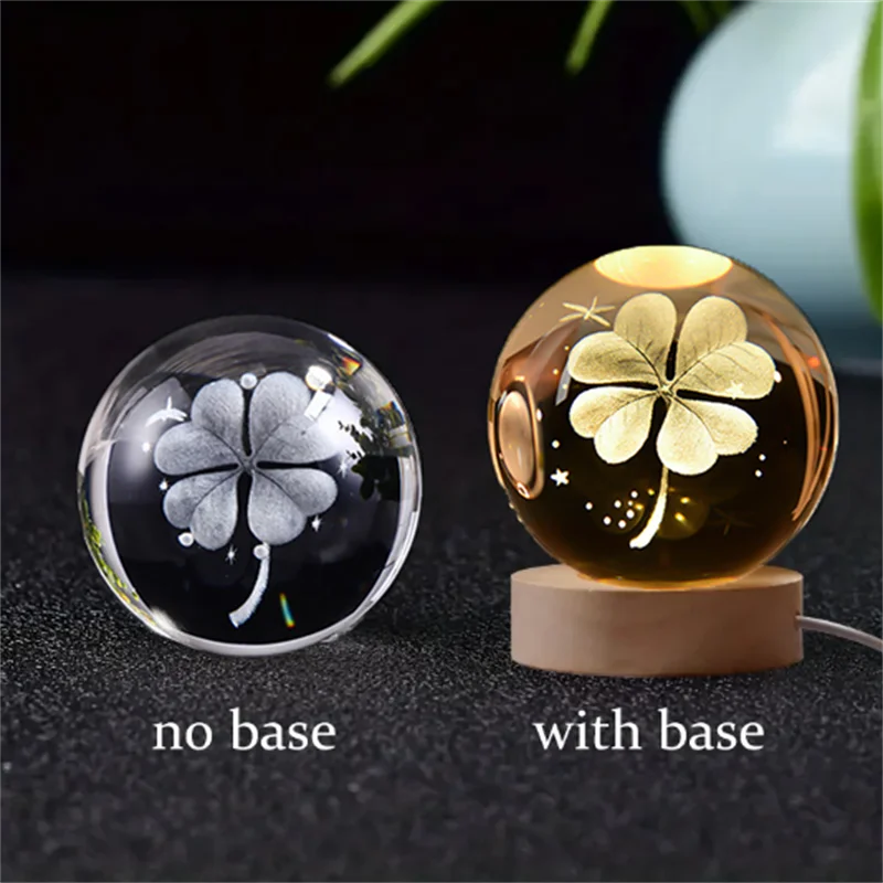 3D Crystal Ball Planet Night Light